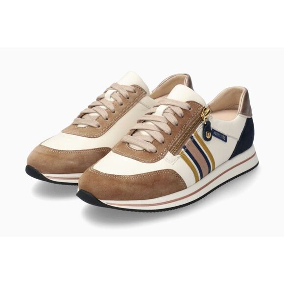 Mephisto Shoes - Mephisto Lucille Women’s Sneaker – Light Taupe Velcalf Premium, US 8 B(M)